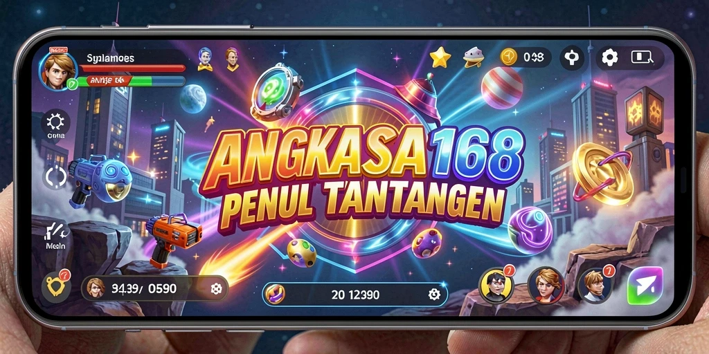Tampilan gameplay seru dari ANGKASA168 yang menantang.