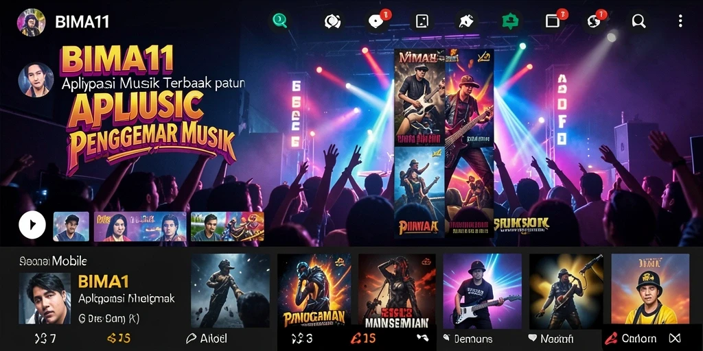 Tampilan gameplay BIMA11 dengan berbagai fitur interaktif yang menarik.