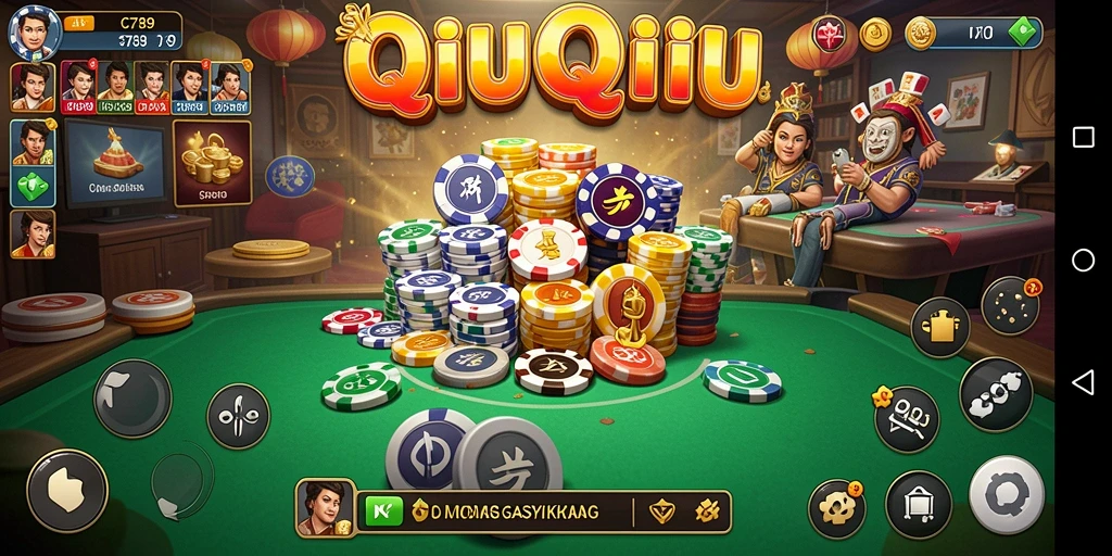 Screenshot gameplay QiuQiu yang mendebarkan dan seru.