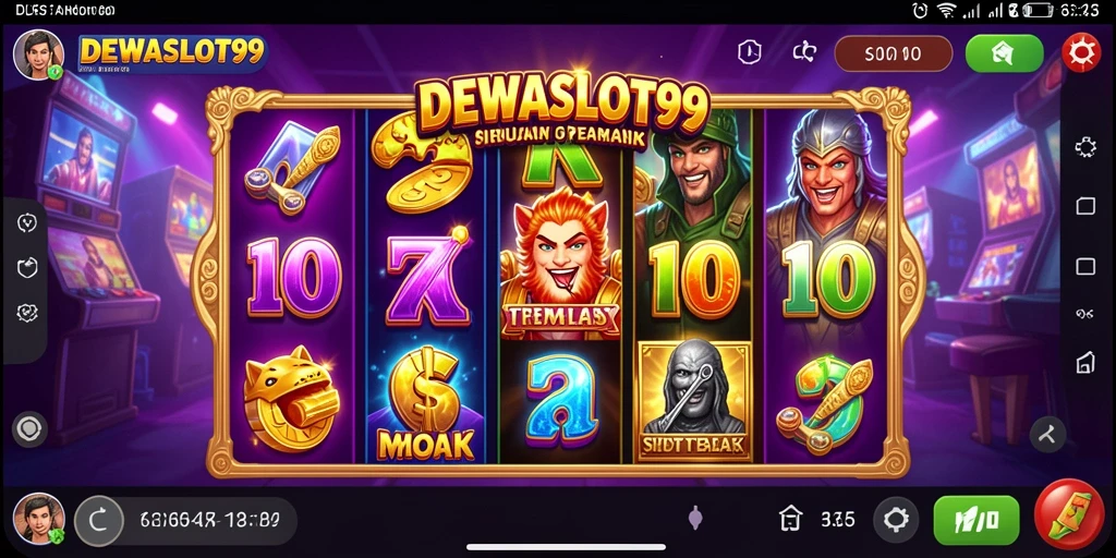 Tampilan gameplay seru dari DEWASLOT99 dengan mesin slot menarik.