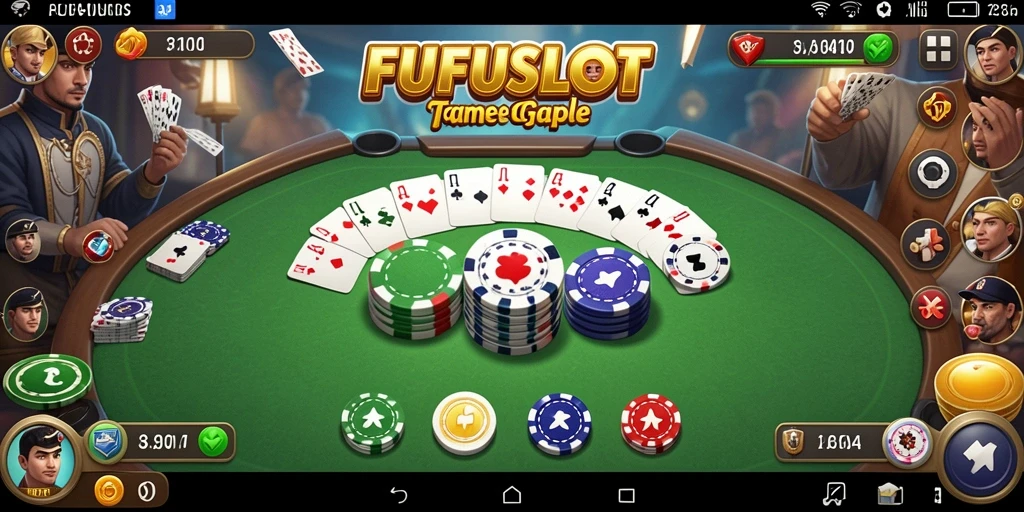 Tampilan gameplay seru FUFUSLOT dengan pemain aktif.