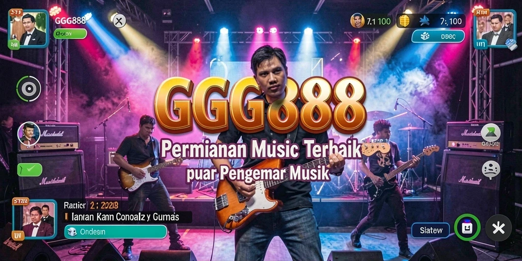 Tampilan gameplay seru dari GGG888 dengan musik yang memukau.