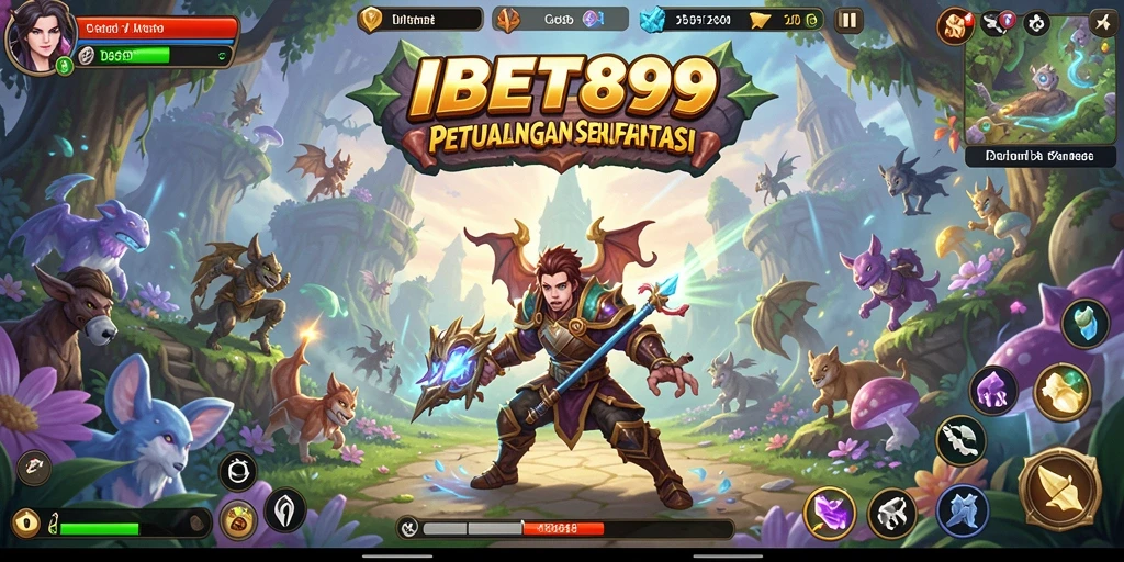 Tangkapan layar menampilkan gameplay petualangan yang mendebarkan di IBET899.