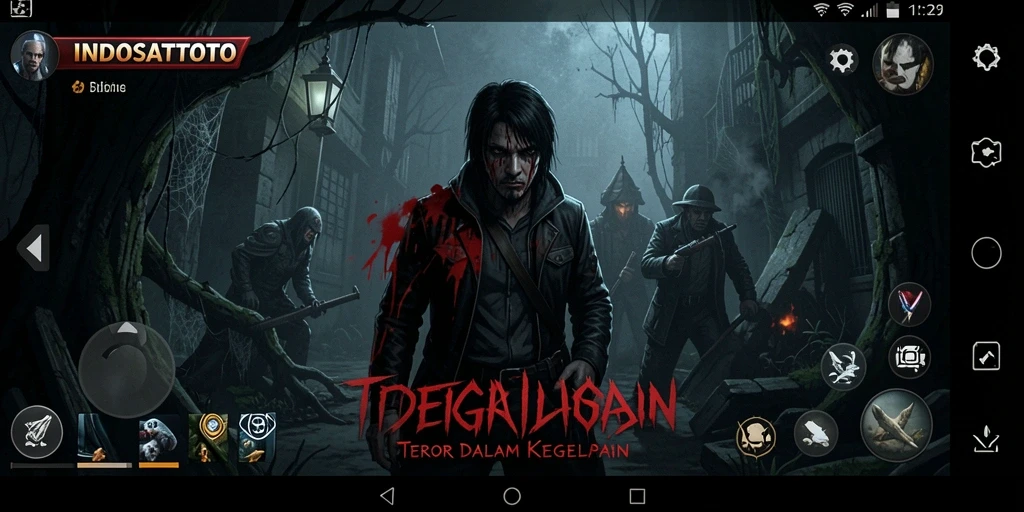 Tangkapan layar menampilkan momen menegangkan dalam gameplay INDOSATTOTO.