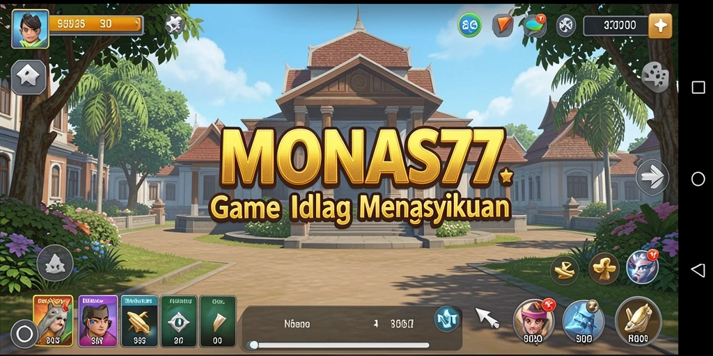 Tampilan menarik dari gameplay Idle MONAS77 yang mengasyikkan.