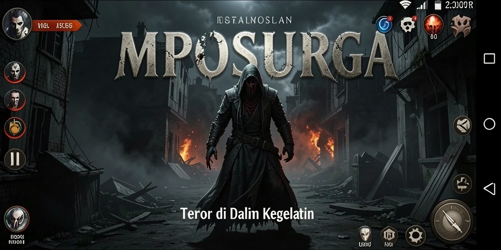 Tampilan mendebarkan gameplay MPOSURGA yang menegangkan.