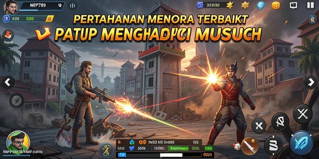 Tampilan gameplay dari MVP789 yang mendebarkan di Tower Defense.