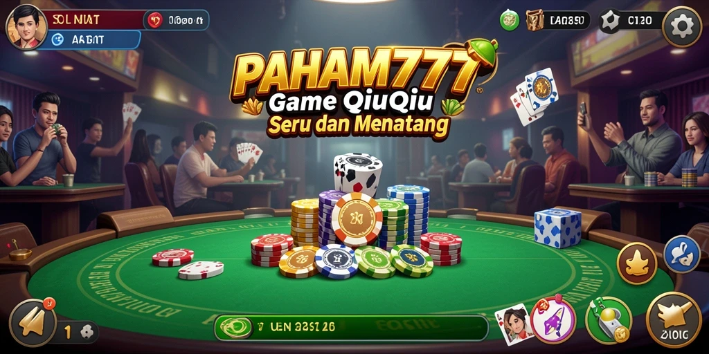 Tampilan gameplay menarik dari PAHAM777 yang menyuguhkan suasana bermain QiuQiu.