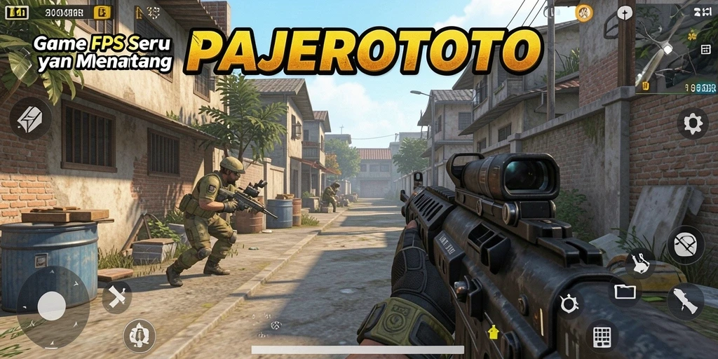 Screenshot gameplay PAJEROTOTO yang menunjukkan aksi menembak epik.