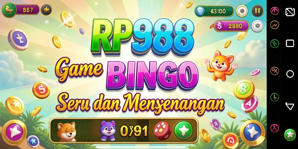 Screenshot utama RP888 menampilkan keseruan gameplay Bingo yang menarik.