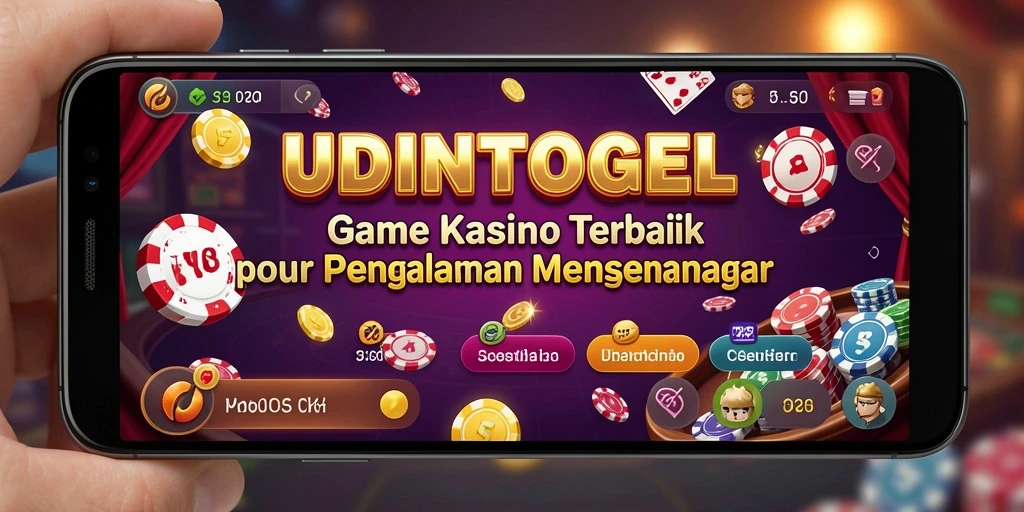 Tampilan gameplay menarik dari UDINTOGEL dengan berbagai fitur permainan kasino.