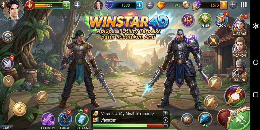 Screenshot WINSTAR4D menampilkan antarmuka pengguna yang intuitif dan mudah dipahami.